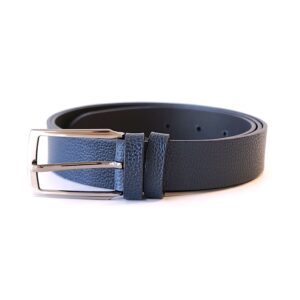 Tamsiai mėlynas odinis moteriškas diržas 3 cm Vilnius Fashion Belts