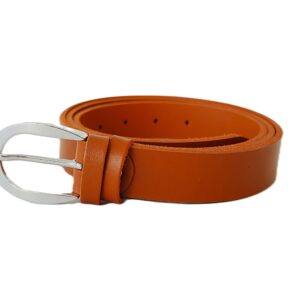 Tamsiai morkinis moteriškas odinis diržas Vilnius Fashion Belts