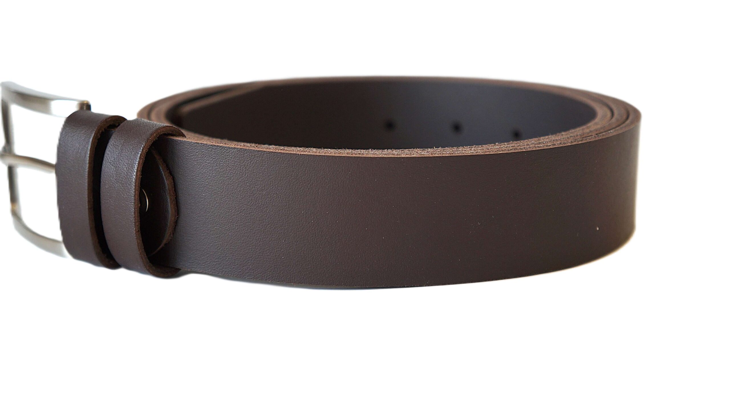 Rudas vyriškas odinis diržas 3,5 cm Vilnius Fashion Belts