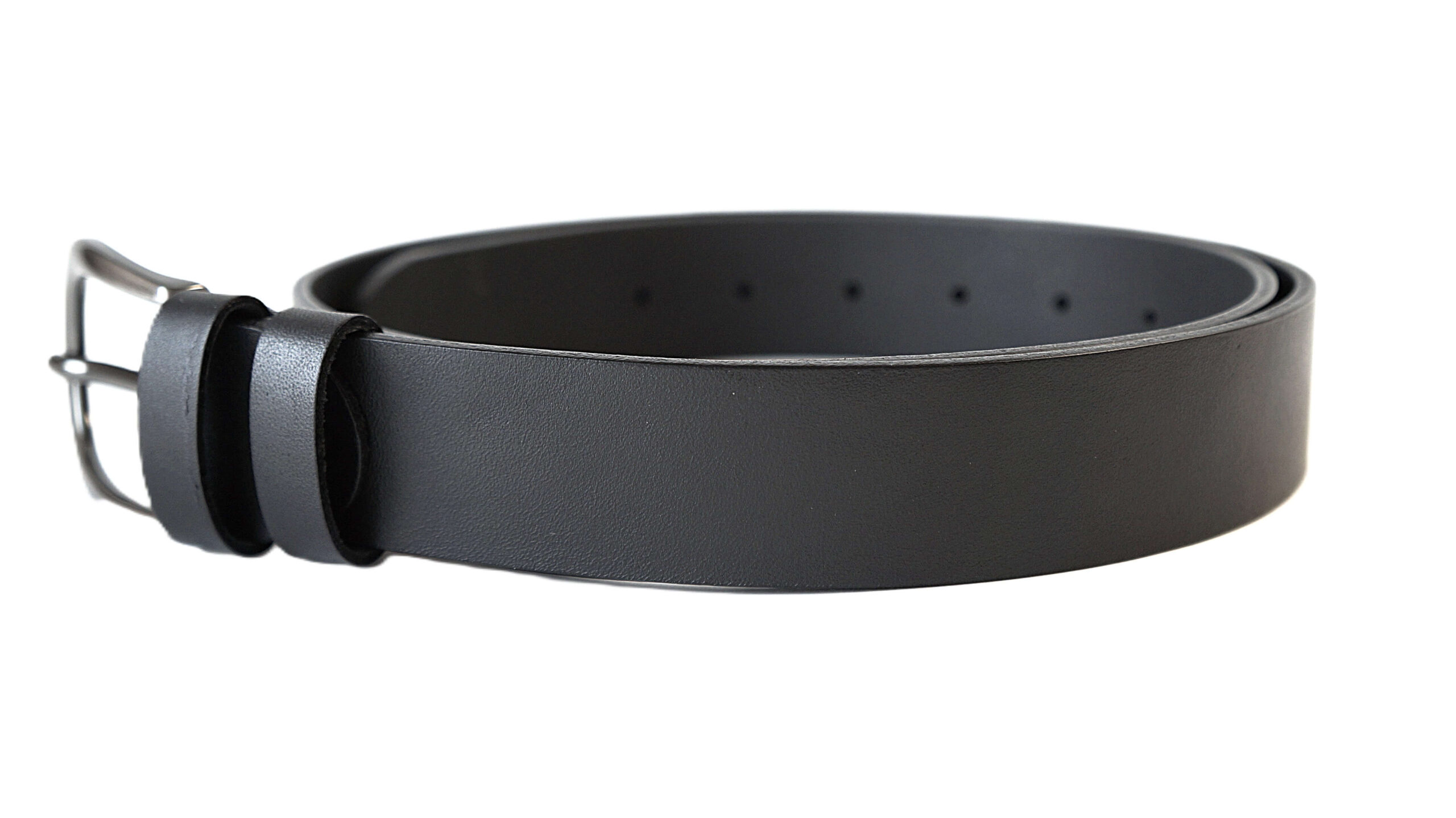 Juodas moteriškas odinis diržas 3,5 cm Vilnius Fashion Belts