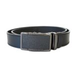 Stilingas vyriškas odinis diržas 3,5 cm su automatine sagtimi Vilnius Fashion Belts