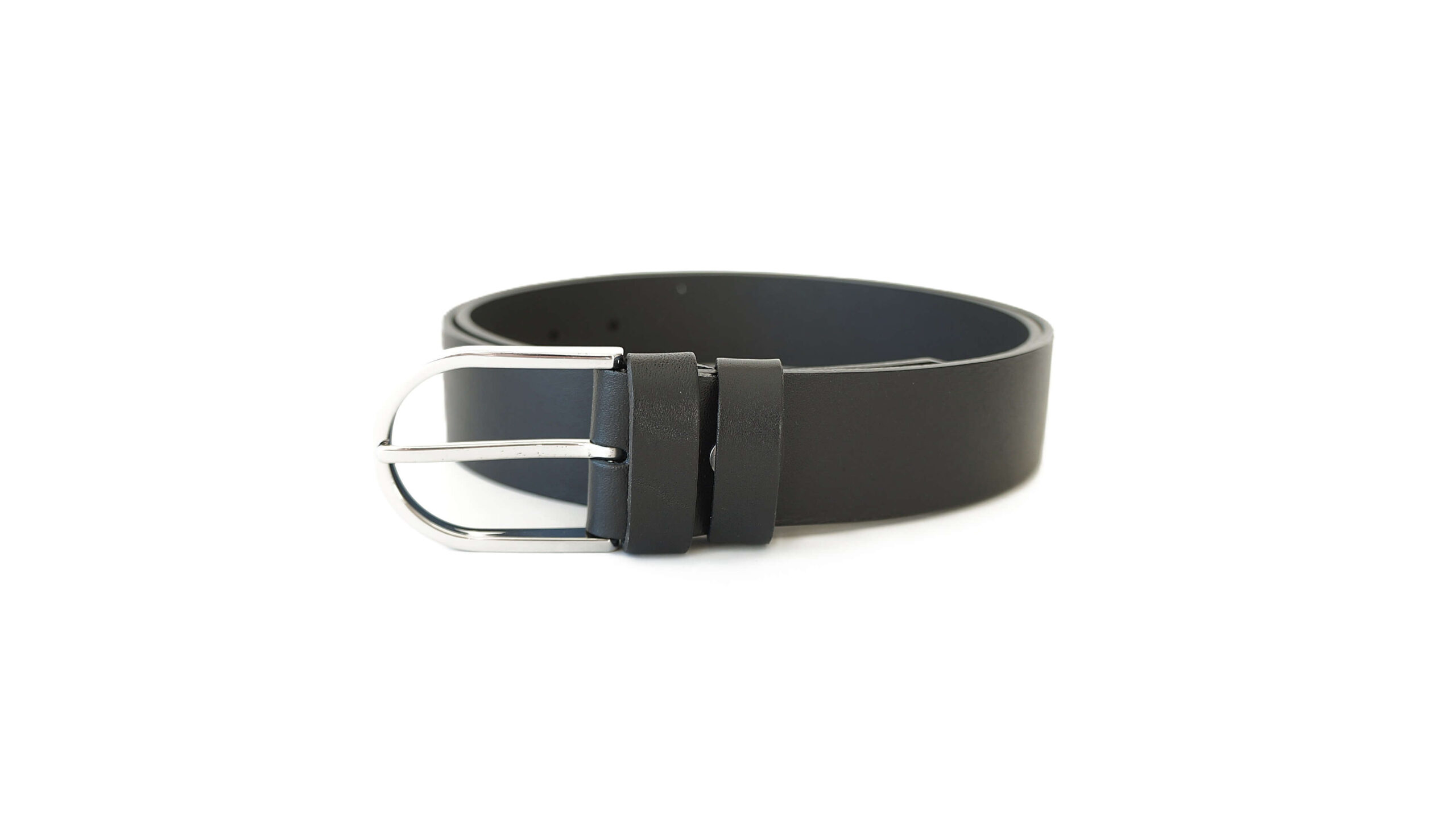 Juodas moteriškas odinis diržas 3,5 cm Vilnius Fashion Belts