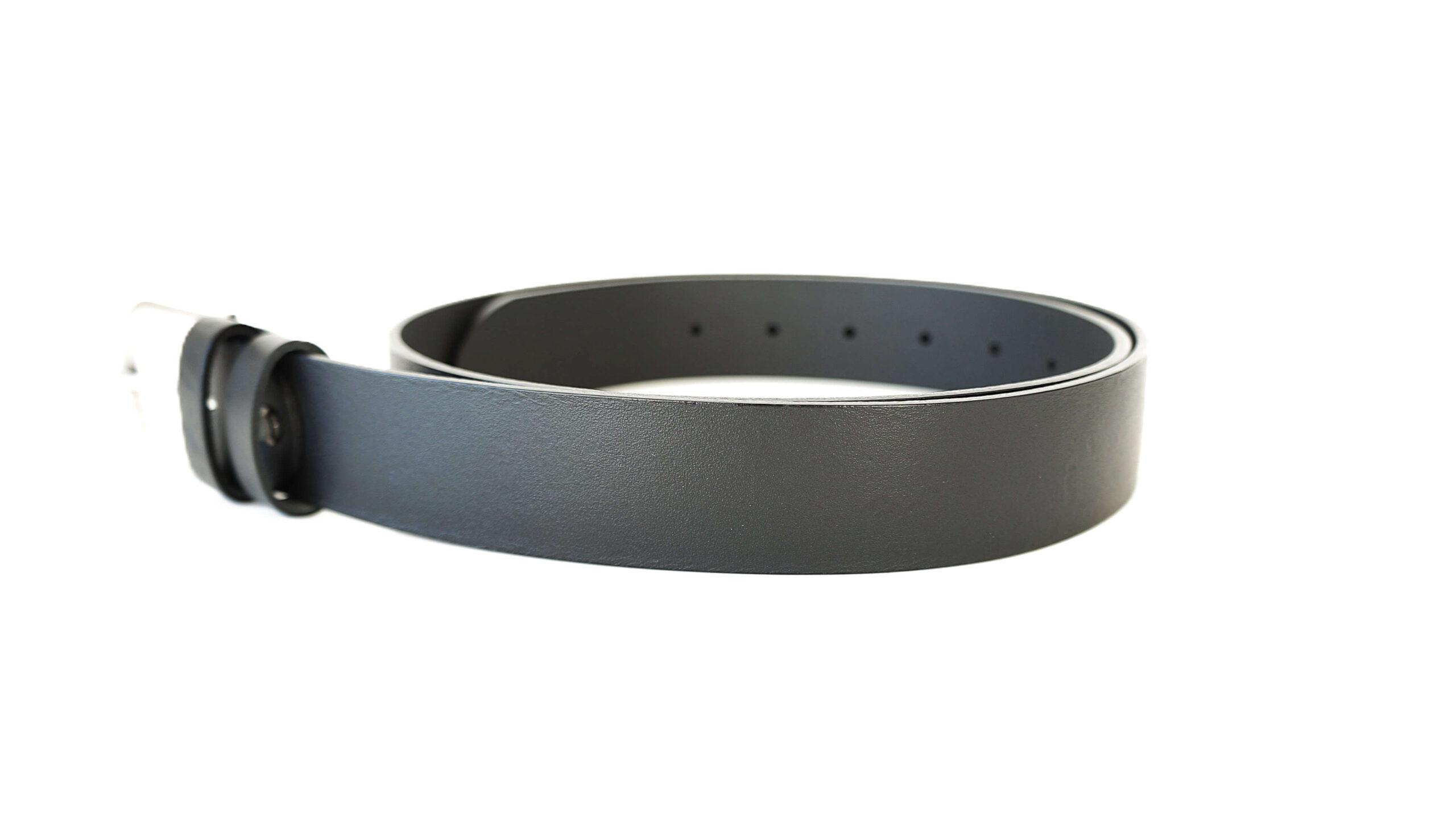 Juodas moteriškas odinis diržas 3,5 cm Vilnius Fashion Belts