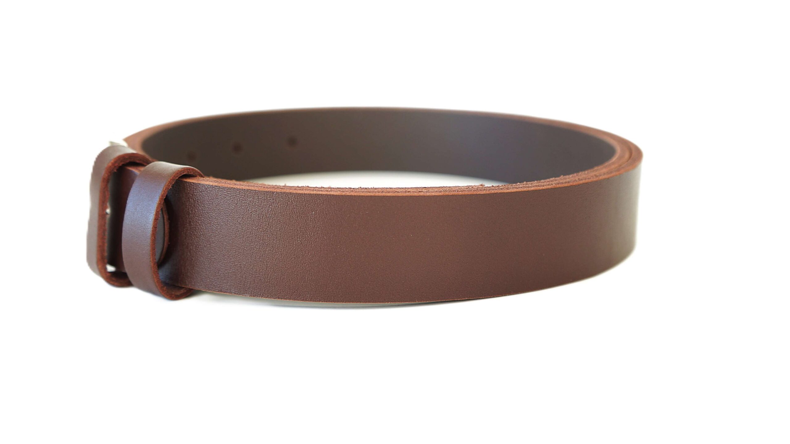 Rudas odinis moteriškas diržas 3 cm Vilnius Fashion Belts