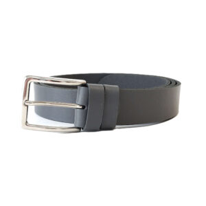 Pilkas odinis diržas 3,5 cm Vilnius Fashion Belts